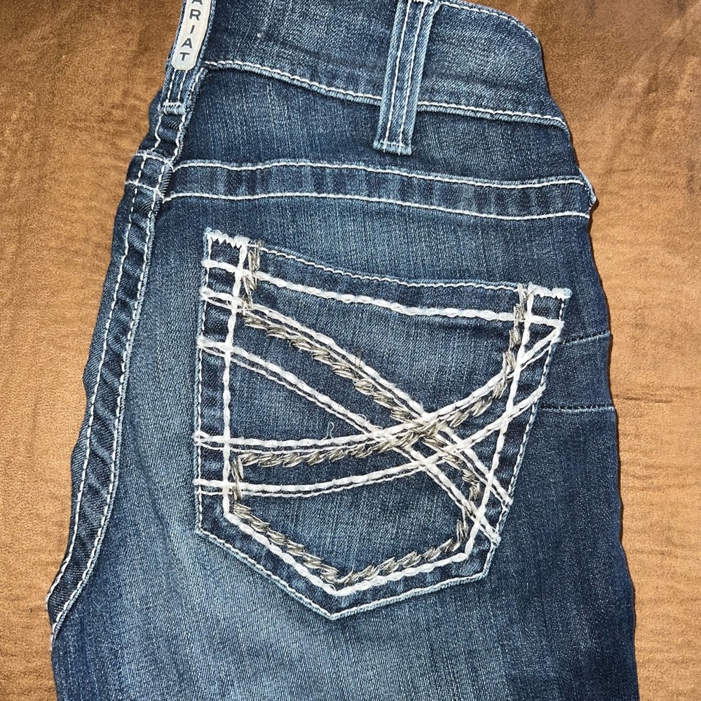 Wrist mid rise boot cut